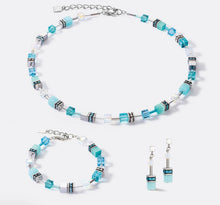 Load image into Gallery viewer, GeoCUBE® Iconic Joyful Colours necklace turquoise
