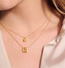 Load image into Gallery viewer, NECKLACE ROCCANOVA PICCOLO - 18K GOLD PLATED, WITH YELLOW ZIRCONIA
