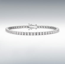 Load image into Gallery viewer, 9CT White Gold Tennis Bracelet

