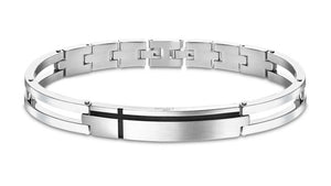 Lotus Style Man's Stainless Steel Bracelet