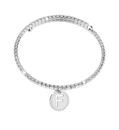 Rebecca MyWorld Alphabet Silver Bracelet