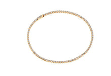Load image into Gallery viewer, SIF JAKOBS Bracelet Ellera 18K Yellow Gold Plated With White Cubic Zirconia&#39;s
