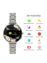 Load image into Gallery viewer, Reflex Active Series 3 Smart Watch with Floral Detail Colour Screen
