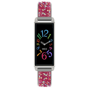 Reflex Active Series 2 Smart Watch with Colour Touch Screen and Pink Glitter Strap