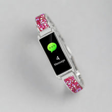 Load image into Gallery viewer, Reflex Active Series 2 Smart Watch with Colour Touch Screen and Pink Glitter Strap
