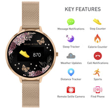 Load image into Gallery viewer, Series 3 Smart Watch midnight garden collection.
