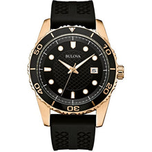 Load image into Gallery viewer, Bulova Classic Sports Men&#39;s Rubber Strap Watch
