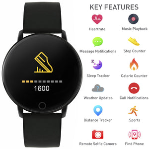 Series 5 Smart Watch with Heart Rate Monitor, Colour Touch Screen