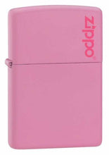 Load image into Gallery viewer, Matte Pink Zippo Lighter with Logo
