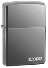 Load image into Gallery viewer, Black Ice Zippo Lighter with Logo
