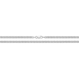 Sterling Silver 22" Close Curb Chain
