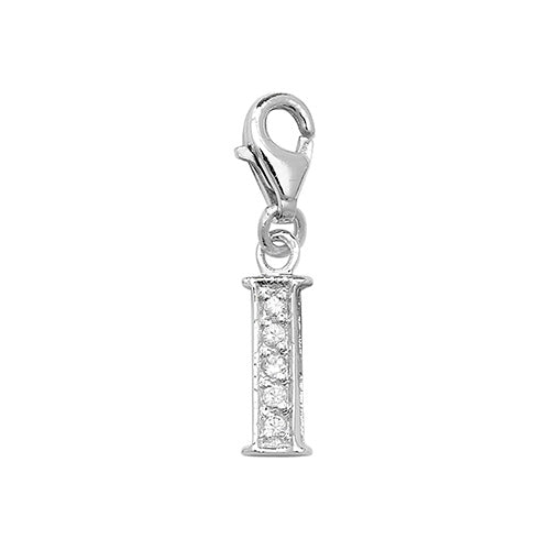 Sterling Silver Cubic Zirconia Set Initial 